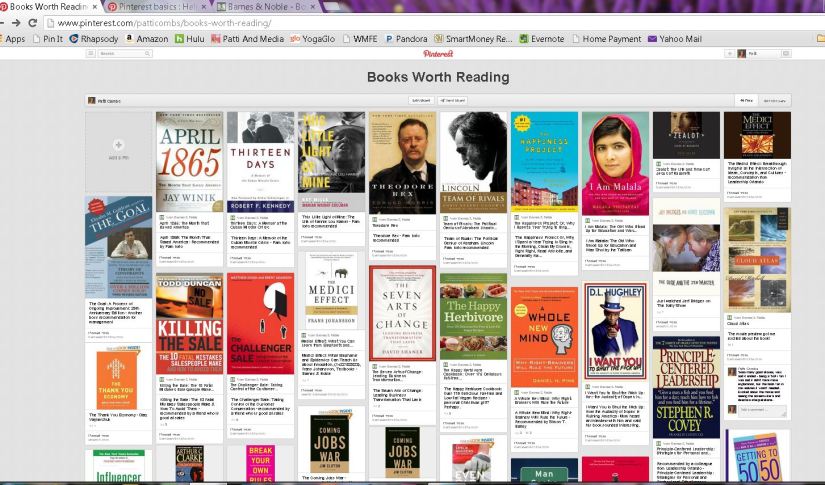 You can then start a new board and call it whatever you want.  Here's what mine looks like.