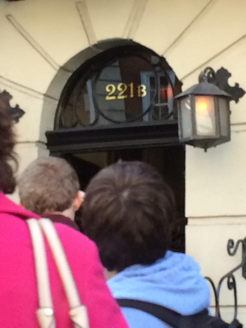 We did a quick drive by to say hi to Sherlock.  Of course, 221B didn't exist on the road until a few years ago.