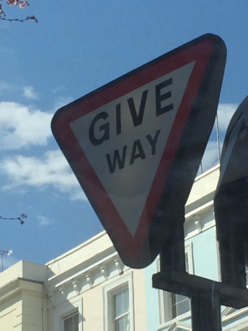 They use the softer touch of "Give Way" instead of the US's stern, forceful "Yield."