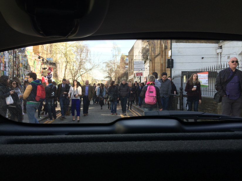 Having gotten by everyone on Portobello Road.