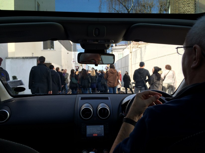Trying to drive on Portobello Road.