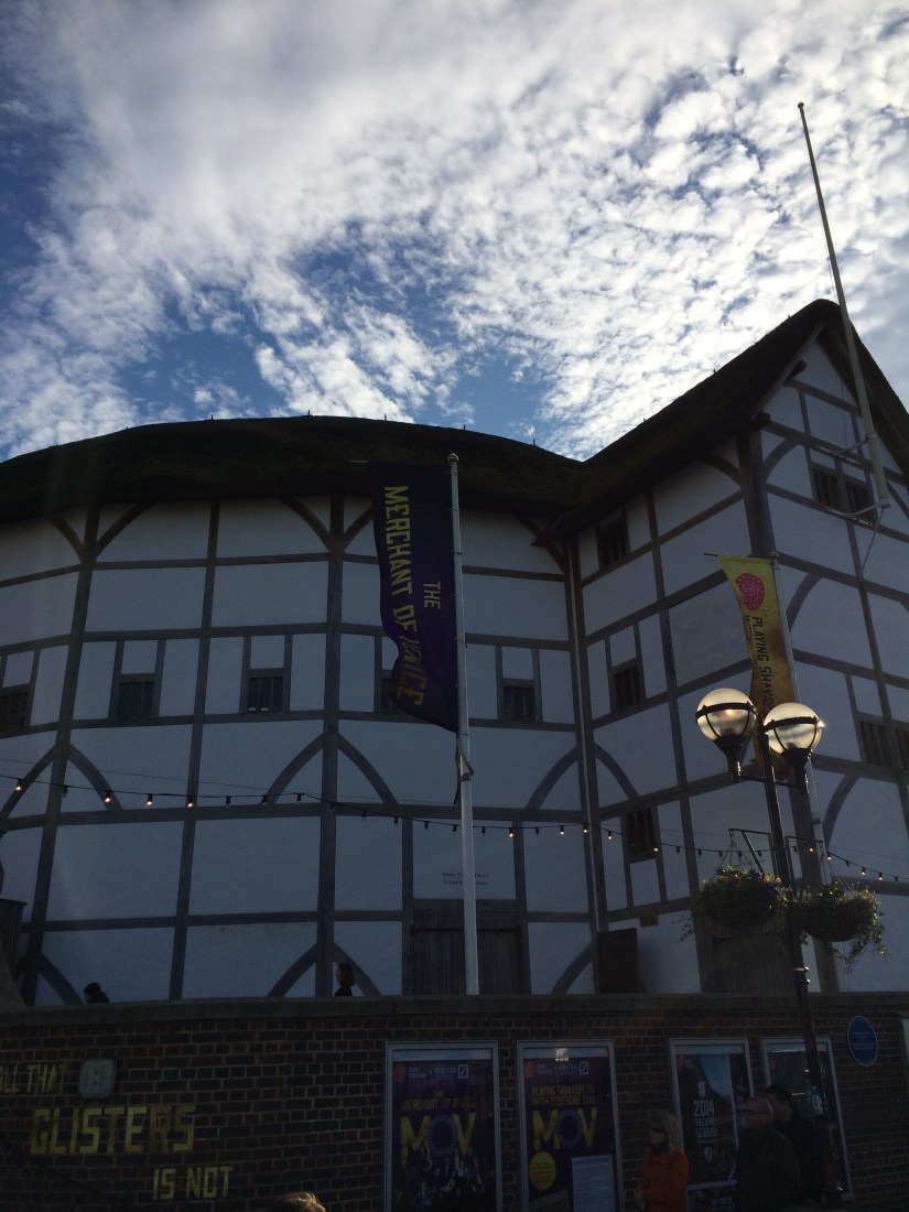 Sam Wanamaker, the director, wanted to recreate where Shakespeare performed, so he did.  This is it.  They still do plays here. 