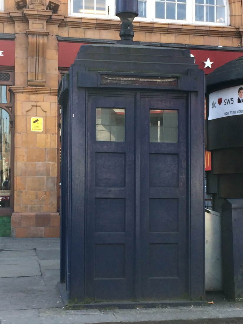 Yes, this is the supposed T.A.R.D.I.S. from Dr. Who.  I haven't started watching the show, but looking at this thing on Google is pretty cool.  http://www.nerdist.com/2013/08/explore-the-tardis-with-google-maps/