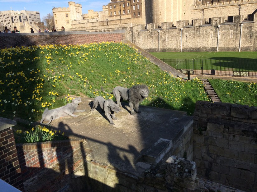 There used to be animals at the Tower of London.  So they made replicas.