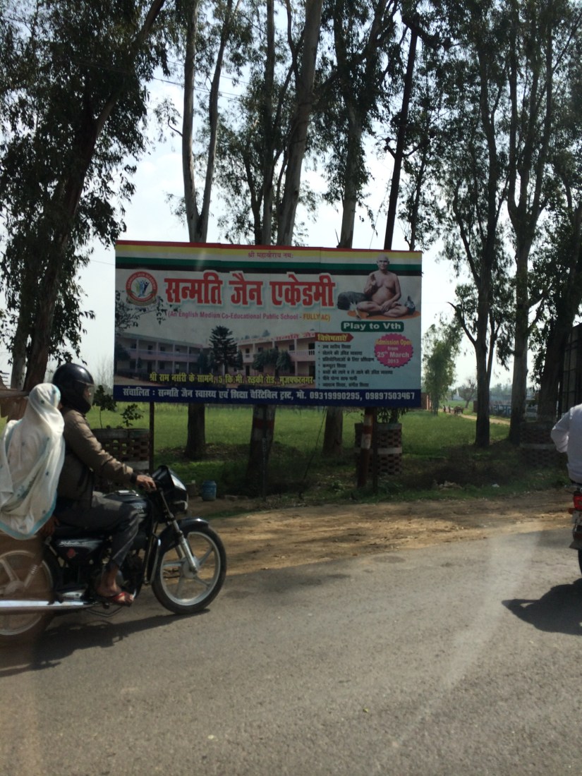 Speaking of not covering up, this public school had a naked guru on it.  They're allowed to be naked though.